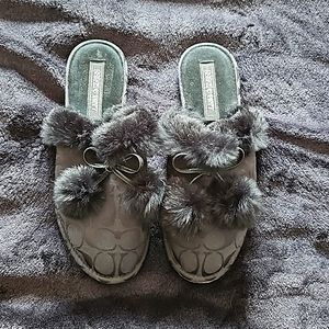 Coach slippers